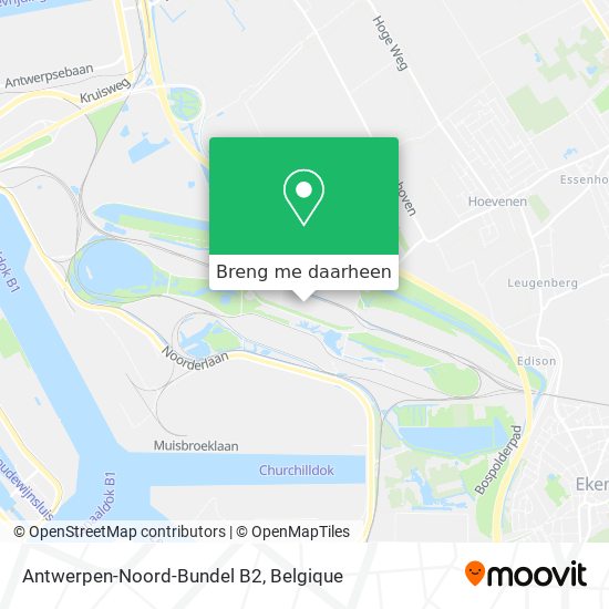 Antwerpen-Noord-Bundel B2 kaart