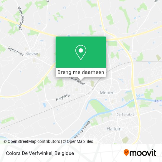 Colora De Verfwinkel kaart