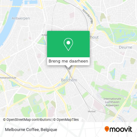 Melbourne Coffee kaart