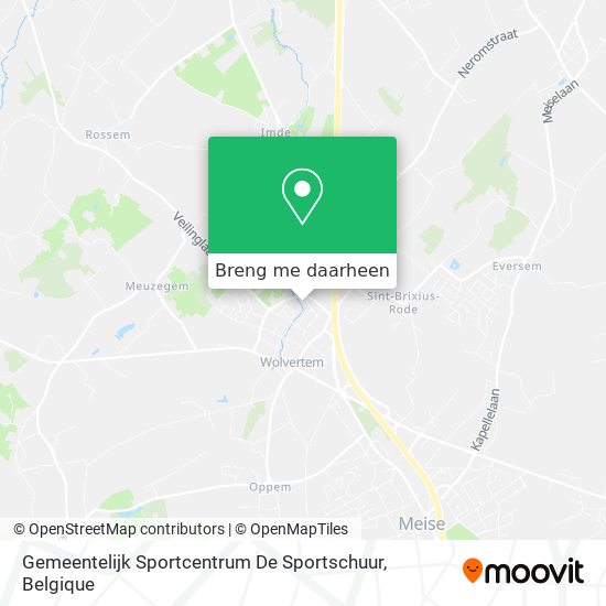 Gemeentelijk Sportcentrum De Sportschuur kaart