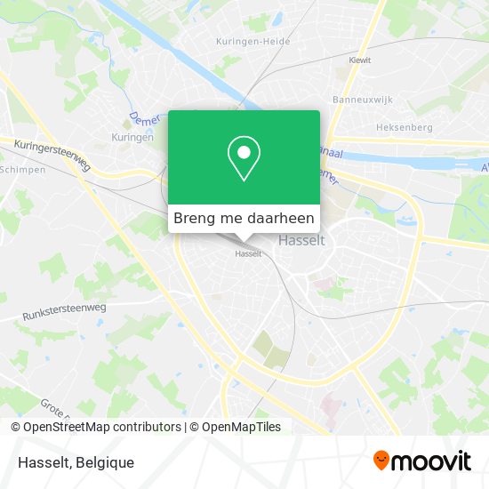 Hasselt kaart