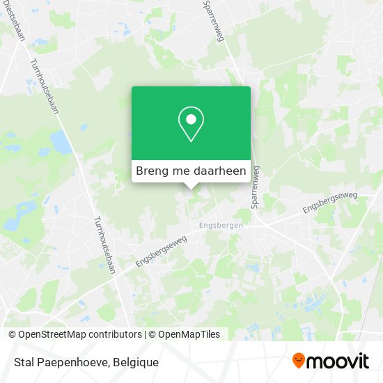 Stal Paepenhoeve kaart