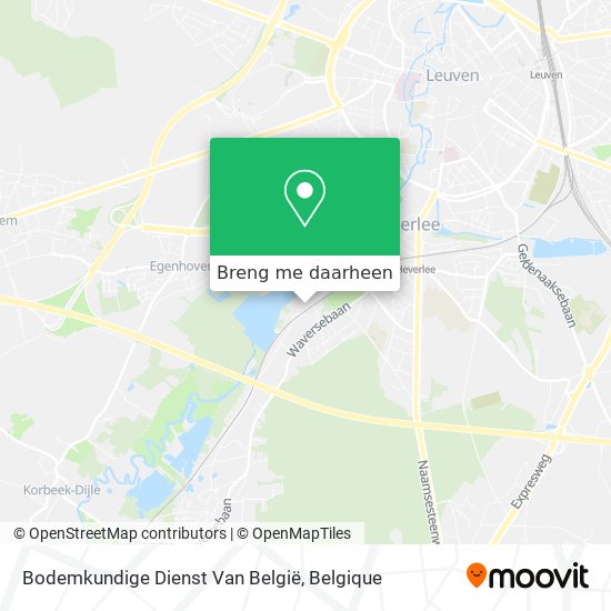 Bodemkundige Dienst Van België kaart