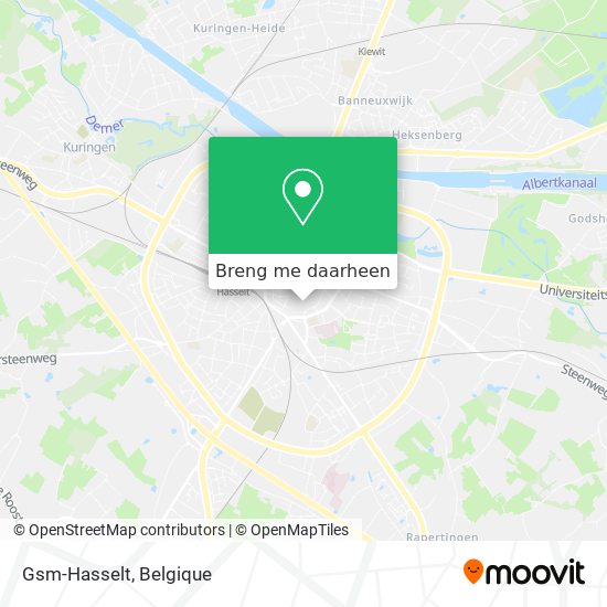 Gsm-Hasselt kaart