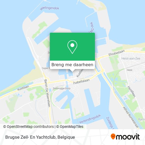 Brugse Zeil- En Yachtclub kaart