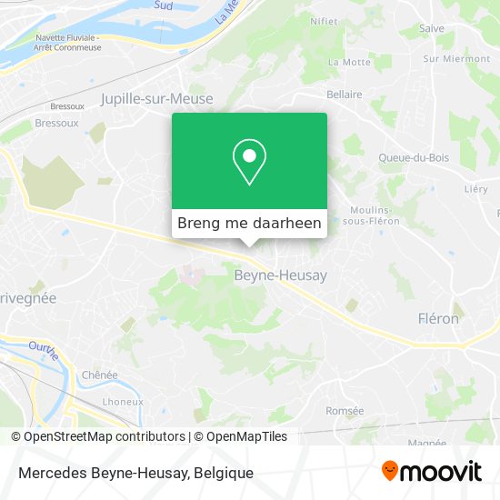 Mercedes Beyne-Heusay kaart