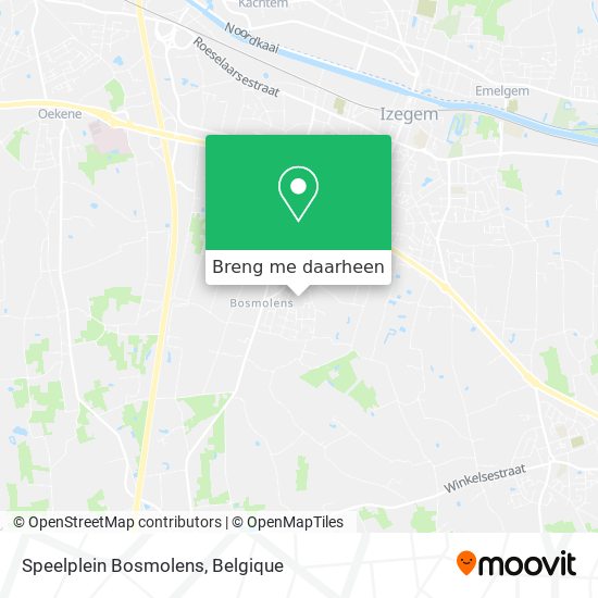 Speelplein Bosmolens kaart