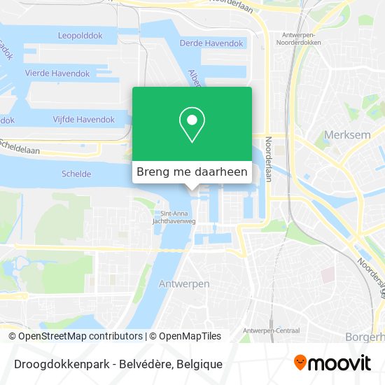 Droogdokkenpark - Belvédère kaart