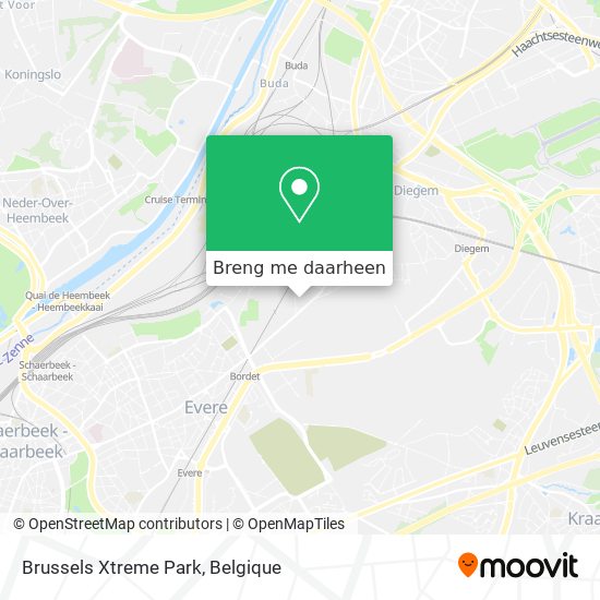 Brussels Xtreme Park kaart