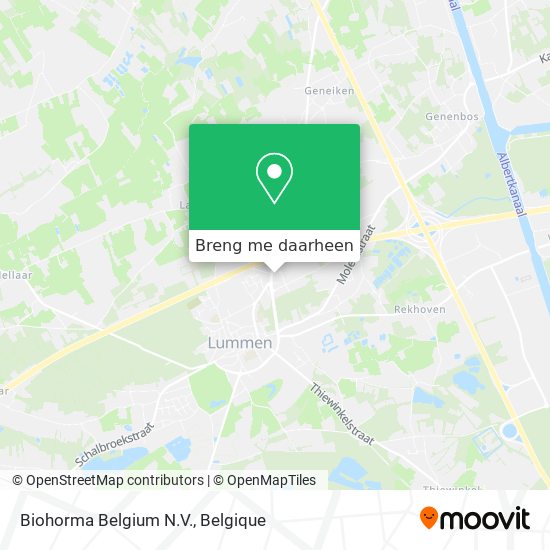 Biohorma Belgium N.V. kaart