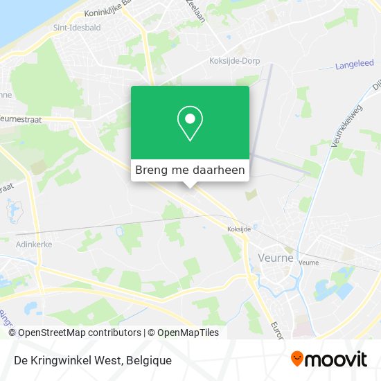 De Kringwinkel West kaart