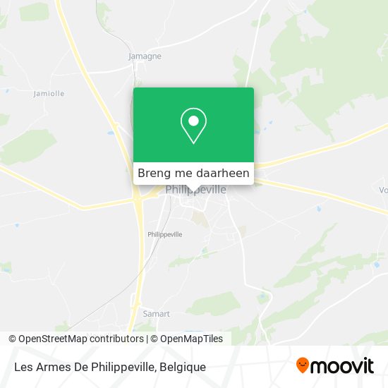 Les Armes De Philippeville kaart