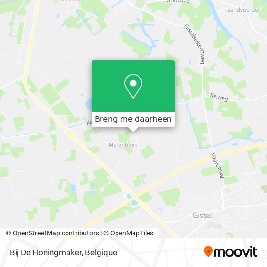 Bij De Honingmaker kaart