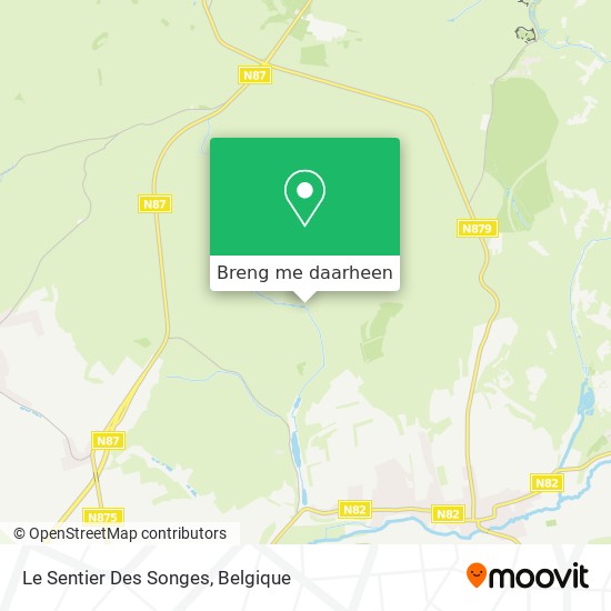 Le Sentier Des Songes kaart