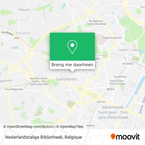 Nederlandstalige Bibliotheek kaart