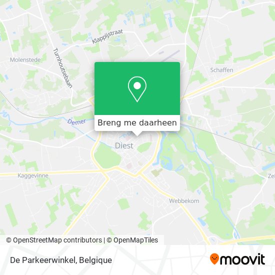 De Parkeerwinkel kaart