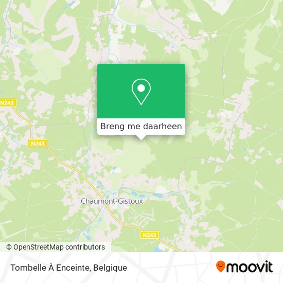 Tombelle À Enceinte kaart