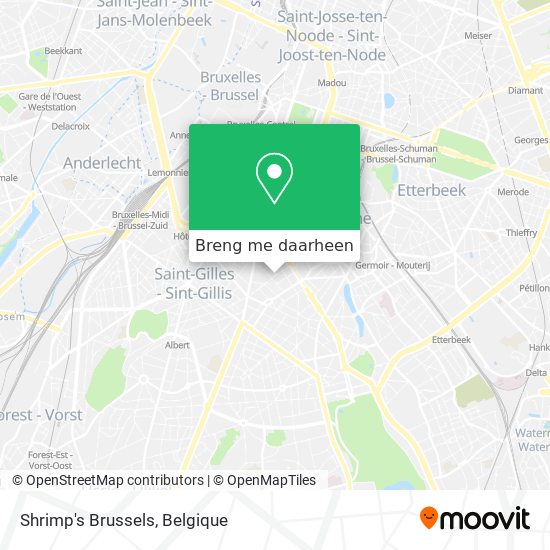 Shrimp's Brussels kaart
