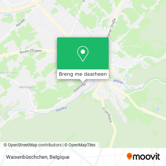 Waisenbüschchen kaart