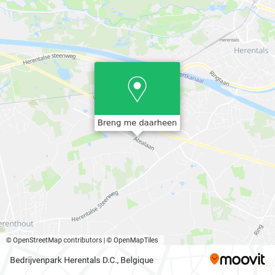 Bedrijvenpark Herentals D.C. kaart
