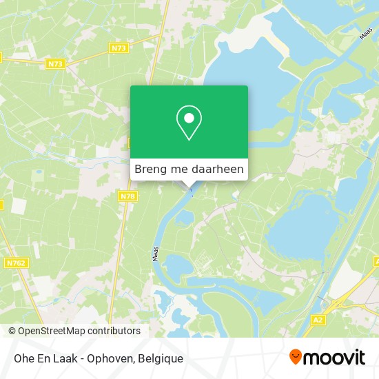 Ohe En Laak - Ophoven kaart