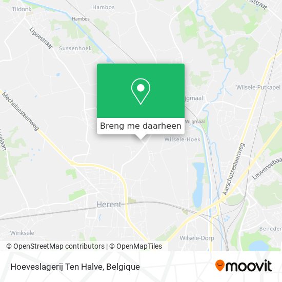 Hoeveslagerij Ten Halve kaart