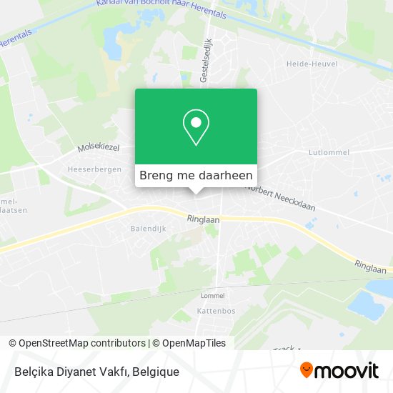 Belçika Diyanet Vakfı kaart