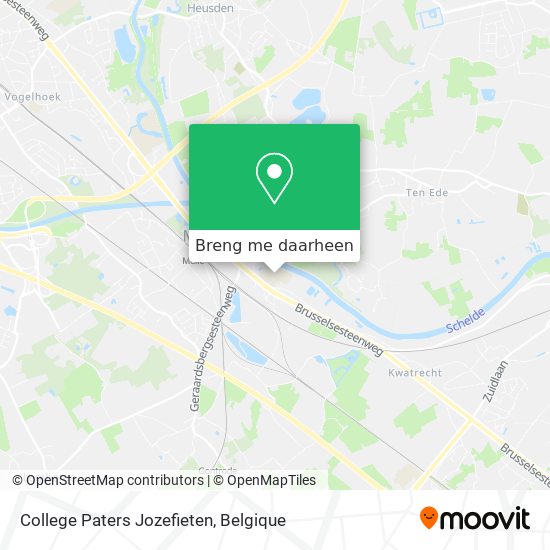 College Paters Jozefieten kaart