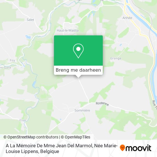 A La Mémoire De Mme Jean Del Marmol, Née Marie-Louise Lippens kaart