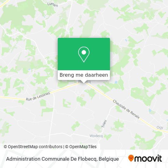 Administration Communale De Flobecq kaart