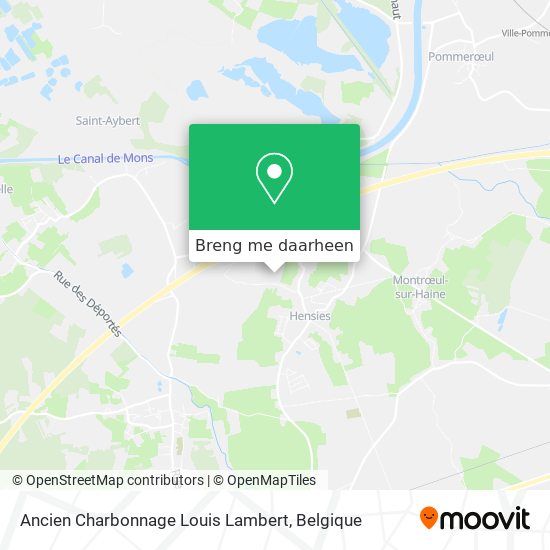 Ancien Charbonnage Louis Lambert kaart