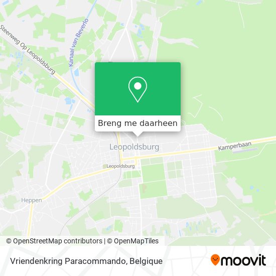 Vriendenkring Paracommando kaart