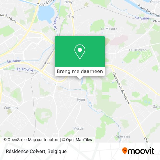 Résidence Colvert kaart
