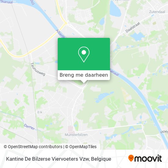 Kantine De Bilzerse Viervoeters Vzw kaart