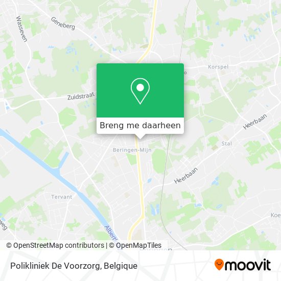 Polikliniek De Voorzorg kaart