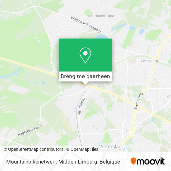 Mountainbikenetwerk Midden-Limburg kaart