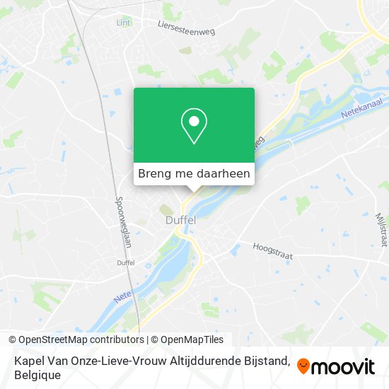 Kapel Van Onze-Lieve-Vrouw Altijddurende Bijstand kaart