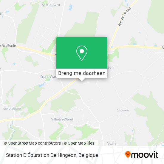 Station D'Épuration De Hingeon kaart