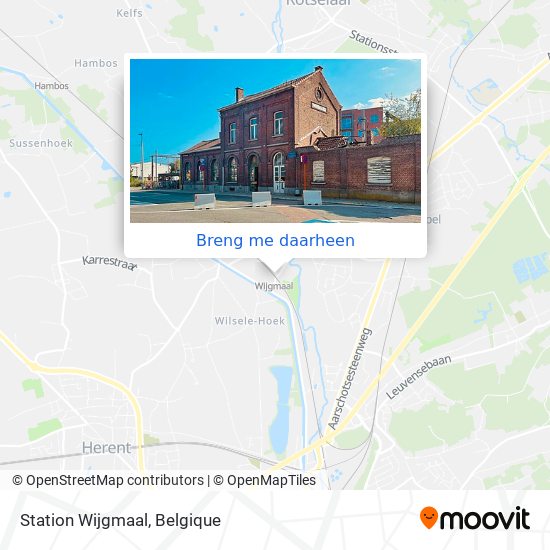 Station Wijgmaal kaart