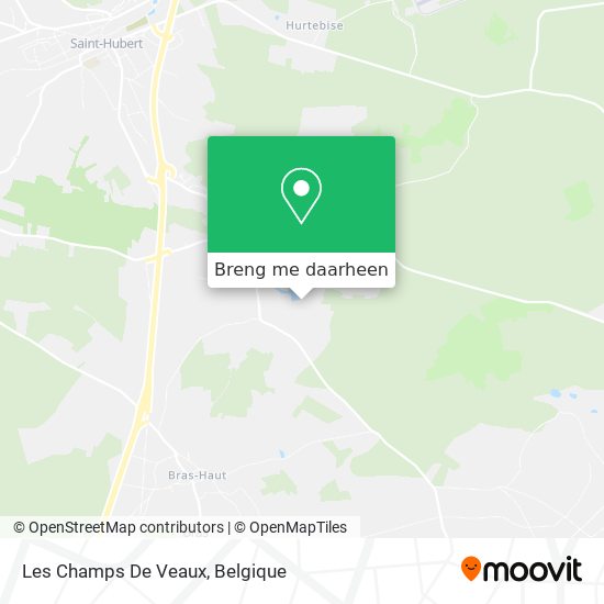 Les Champs De Veaux kaart