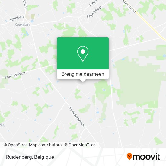 Ruidenberg kaart