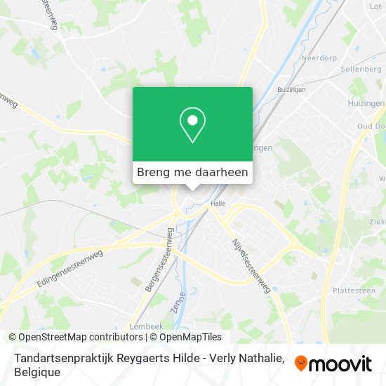 Tandartsenpraktijk Reygaerts Hilde - Verly Nathalie kaart