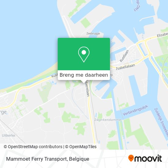 Mammoet Ferry Transport kaart