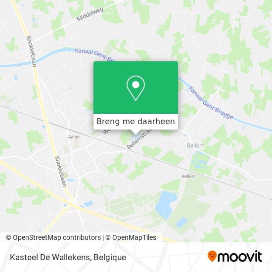 Kasteel De Wallekens kaart