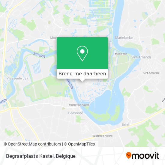 Begraafplaats Kastel kaart