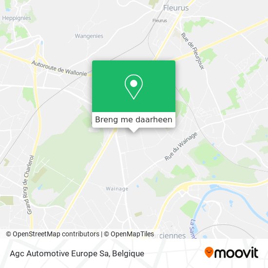 Agc Automotive Europe Sa kaart