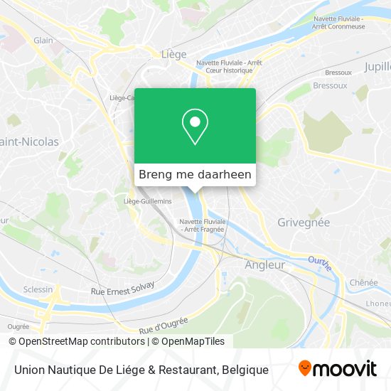 Union Nautique De Liége & Restaurant kaart