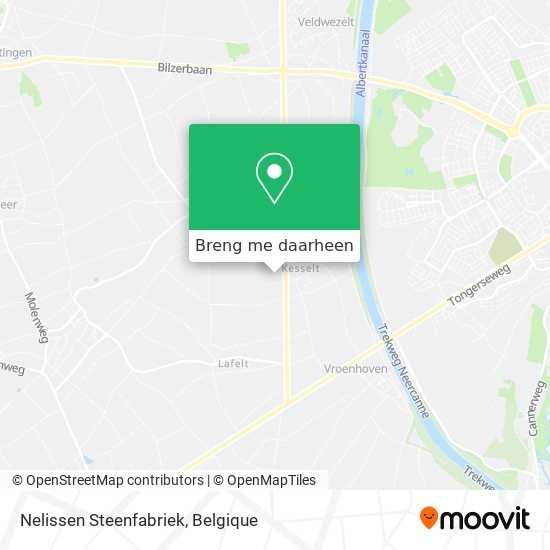 Nelissen Steenfabriek kaart