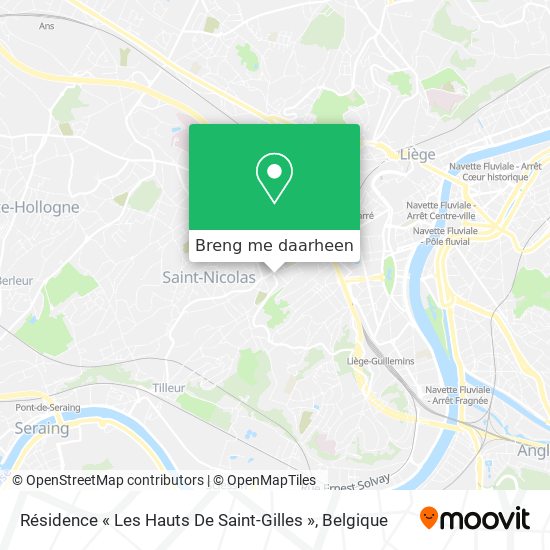 Résidence « Les Hauts De Saint-Gilles » kaart