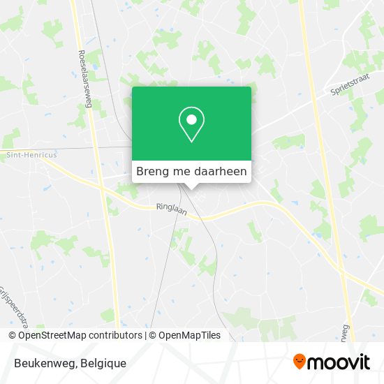 Beukenweg kaart